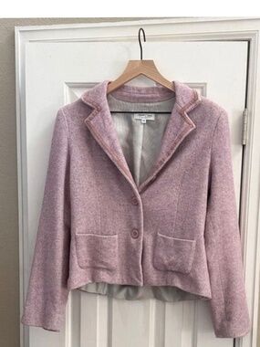 Margaret O'Leary Pink Tweed Blazer Jacket